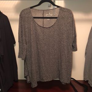 AMERICAN EAGLE soft and sexy grey speckled top